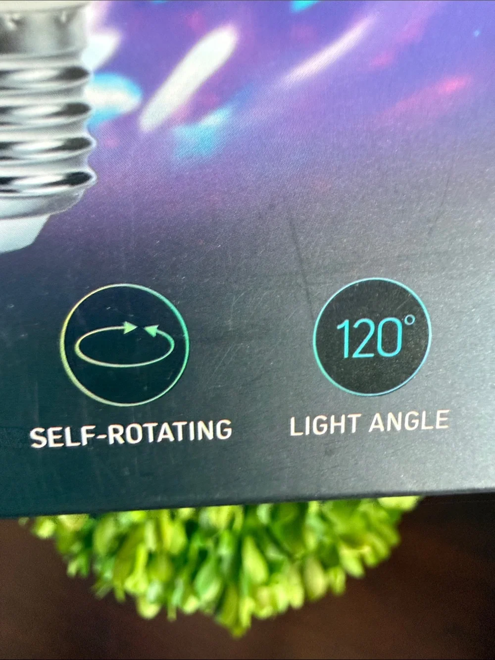MERKURY INNOVATIONS 🪩DISCO PARTY🪩 LED SELF-ROTATING MULTI LIGHT BULBS 🌟BNIB🌟